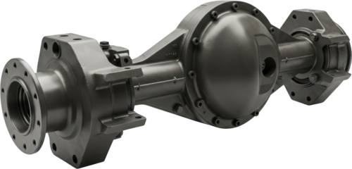 Heavy Duty Automotive Rear Axle Assembly Industrial Strength Differential Robust Metal Construction