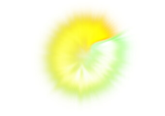 Abstract sunlight rays with special lens flare effect on transparent background, glow and gleam effect, stars burst glowing effect, abstract blurred color gradient cutout effect