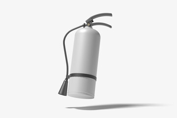 Realistic Fire Extinguisher Mockup isolated on white background
