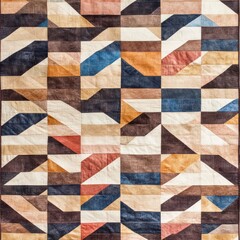 Fototapeta premium Tribal batik pattern design so textile art colorful fabric close-up hyperrealistic concept