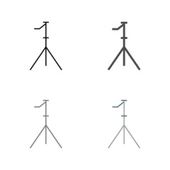 Unique Stand Vector Icon