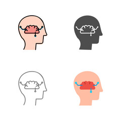 Thinking Vector Icon