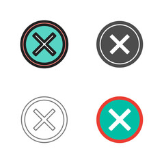 Do Not Cross Vector Icon