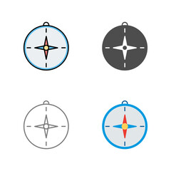 Compass Vector Icon