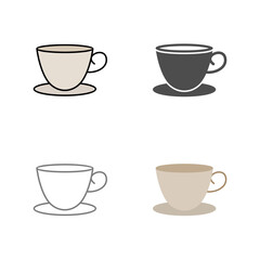 Tea Cup Vector Icon