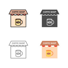 Coffee Shop Vector Icon
