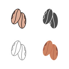 Coffee Grain Vector Icon