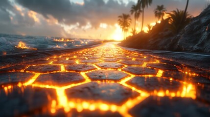 Lava path to paradise