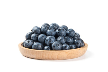 fresh blueberry isolated on a white background.