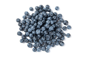 fresh blueberry isolated on a white background.