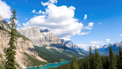 Mountain Lake Scenic View