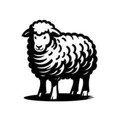Cartoon Sheep Vector – Whimsical Animal Design for Creative Use