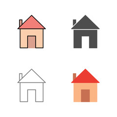 Unique Homepage Vector Icon