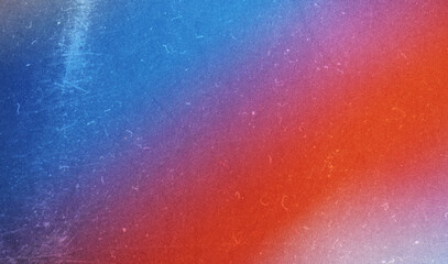 Vibrant Gradient Blur Background with Rich Red White and Serene Blue Transitions Textured Overlay.