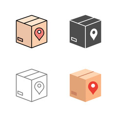 Unique Tracking Services Vector Icon
