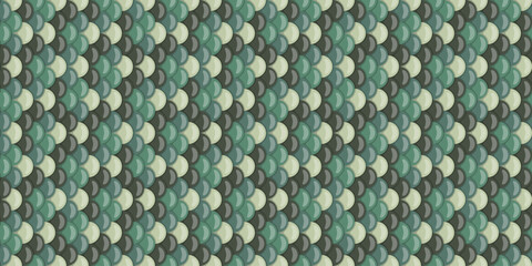 Elegant teal and gray scale pattern.  Seamless texture ideal for website backgrounds, textile design, or decorative art projects.  Evokes a sense of calm and sophistication. © Olena
