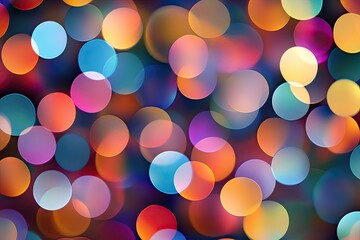 Festive bokeh lights
