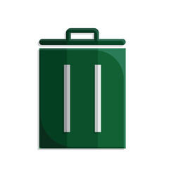 trash bin icon. recycling symbol. sustainability. reuse web icon, eco-friendly, used goods, green energy. simple 3d design style