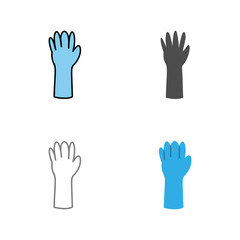 Obraz premium Unique Gloves Vector Icon