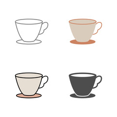 Tea Cup Vector Icon