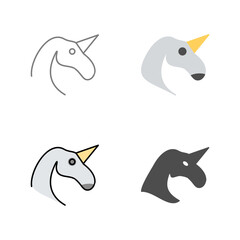 Unicorn Vector Icon