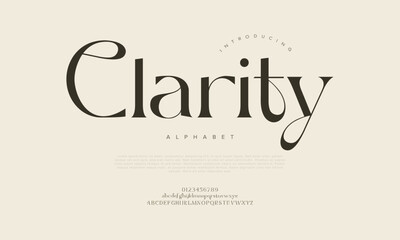Elegant serif font with graceful curves, perfect for editorial design, luxury branding, and wedding invitations