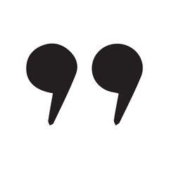 Quotes icon vector. Quotemarks outline, speech marks, inverted commas or talking marks collection. Talk bubble speech icon. vector illustration eps 10.
