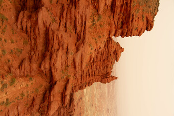 Zhangye, Gansu Province, China, Pingshan Lake Grand Canyon, Danxia landform