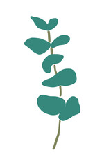 cute flower leaf illustration 