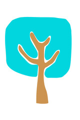 cute tree illustration