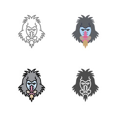 Mandrill Vector Icon
