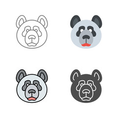 Panda Vector Icon
