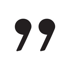 Quotes icon vector. Quotemarks outline, speech marks, inverted commas or talking marks collection. Talk bubble speech icon. vector illustration eps 10.