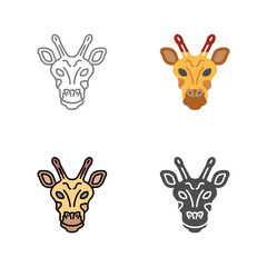 Giraffe Vector Icon