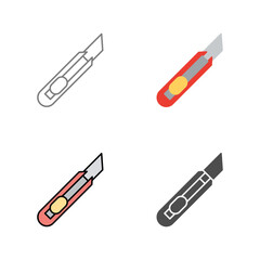 Stationery Knife Vector Icon