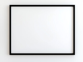 white blank photo frame