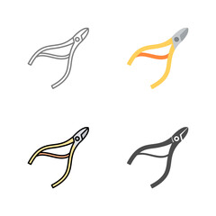 Nippers Vector Icon