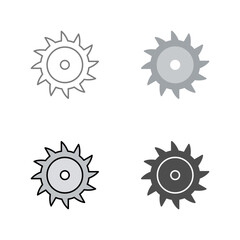 Saw Blade Vector Icon