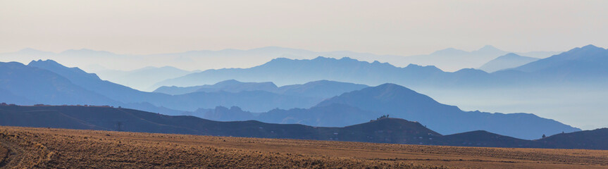 Mountains silhouette