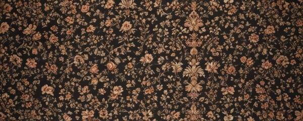 Elegant royal floral pattern, rich texture, vintage textile ,  vintage,  intricate