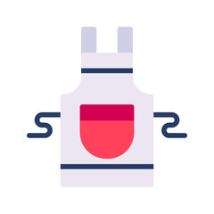 Apron icon vector image. Suitable for mobile apps, web apps and print media.