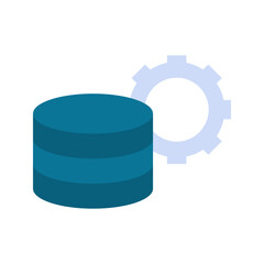 Database Management icon vector image. Suitable for mobile apps, web apps and print media.
