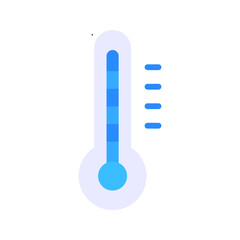 Thermometer icon vector image. Suitable for mobile apps, web apps and print media.