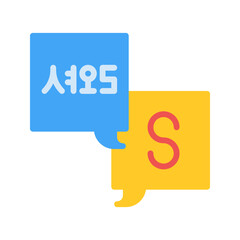 Translate icon vector image. Suitable for mobile apps, web apps and print media.