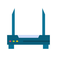 Wifi Router icon vector image. Suitable for mobile apps, web apps and print media.