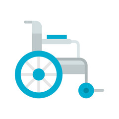 Obraz premium Wheelchair icon vector image. Suitable for mobile apps, web apps and print media.