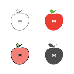 Apples Vector Icon