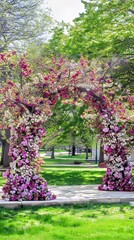 Floral Archway in Park