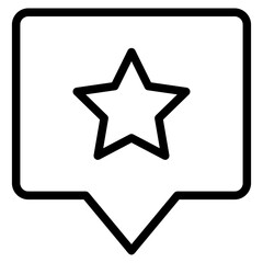 Recomended icon in vector illustration