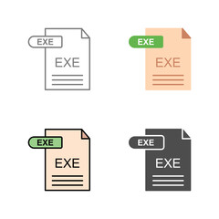 EXE Vector Icon